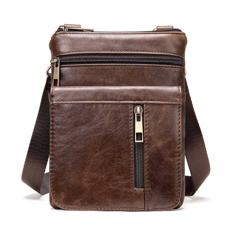 Men's Shoulder Bag Men's Real-leather Bag Casual Pouch